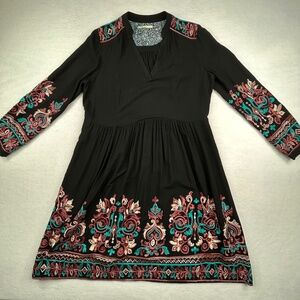 Anthropologie Floreat Avery Embroidered Dress